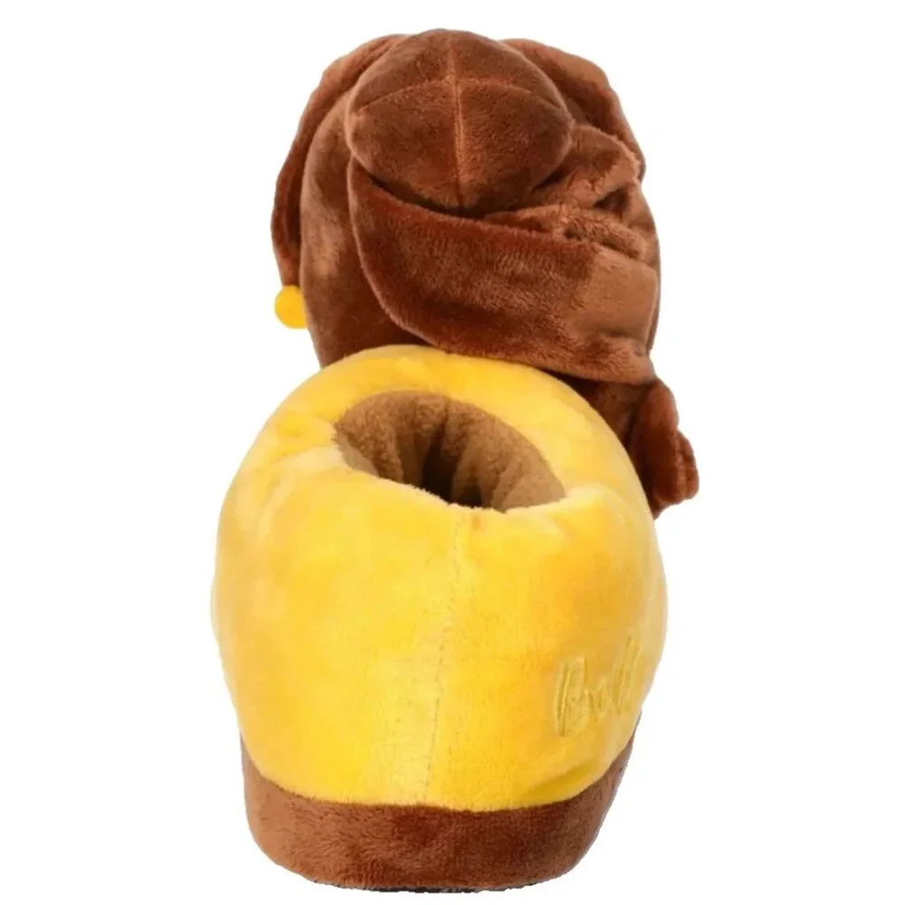 DISNEY PRINCESS Beauty And The Beast BELLE Slippers BABY GIRL SIZE 5-6 NEW